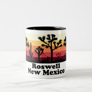 Tasse 2 Couleurs Vintage Roswell Nouveau-Mexique