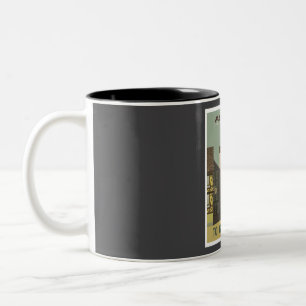 Tasse 2 Couleurs Vintage voyage allemand