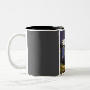Tasse 2 Couleurs Vintage voyage Hollywood California