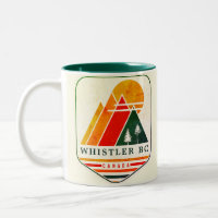 Vintage Whistler Canada Souvenir de ski 1980