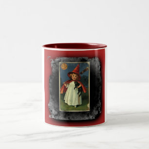 Tasse 2 Couleurs Vintage Young Halloween Witch