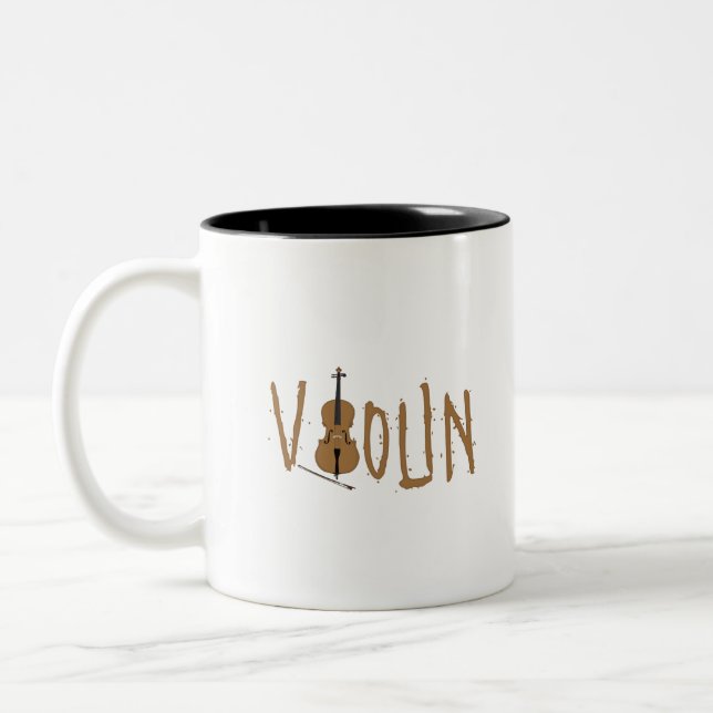 Tasse 2 Couleurs Violon (Gauche)