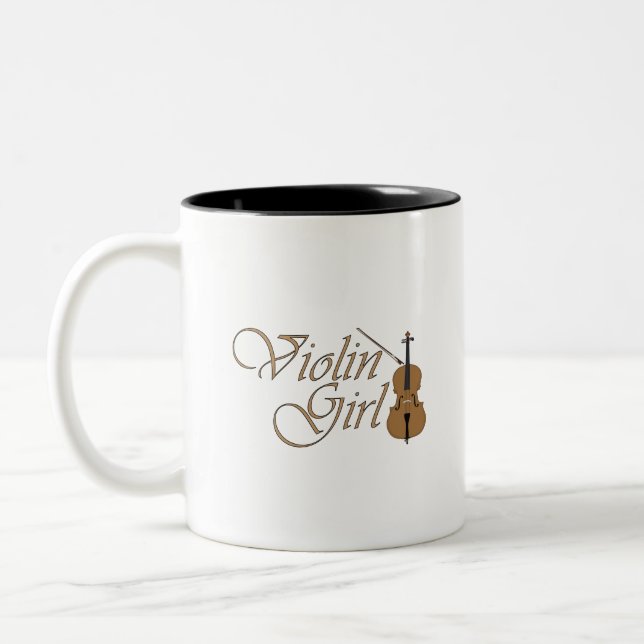 Tasse 2 Couleurs Violon fille (Gauche)