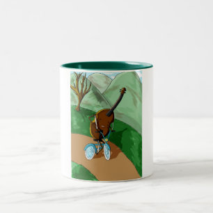 Tasse 2 Couleurs Violoncelle heureux