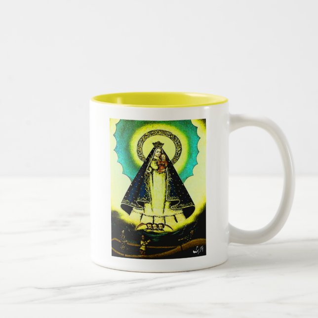 TASSE 2 COULEURS VIRGEN DE LA CARIDAD (Droit)