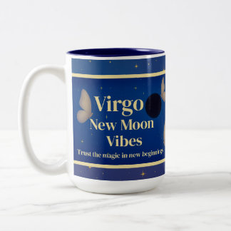 Tasse 2 Couleurs Virgo New Moon Vibes Astrologie Musique