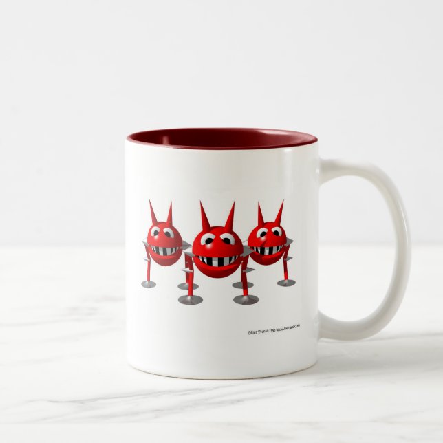 Tasse 2 Couleurs Virus (Droit)