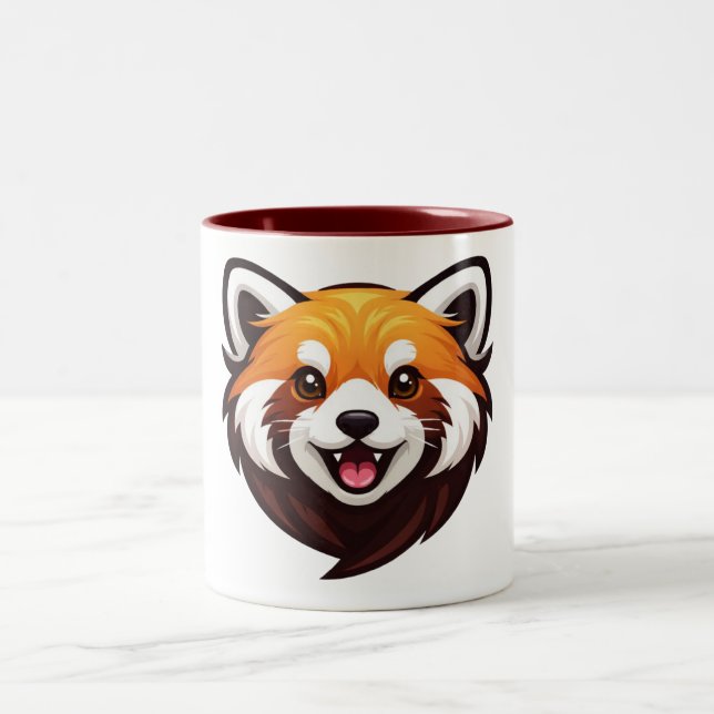 Tasse 2 Couleurs Visage d'animal adorable (Centre)