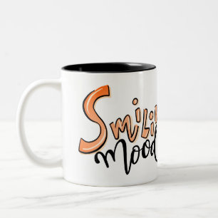 Tasse 2 Couleurs Visage drôle Smiling Mood Fun Photo Café Office