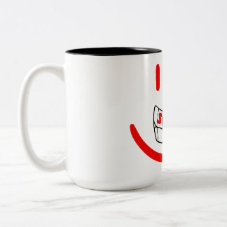 Tasse 2 Couleurs visage souriant