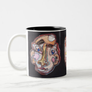 Tasse 2 Couleurs Visages