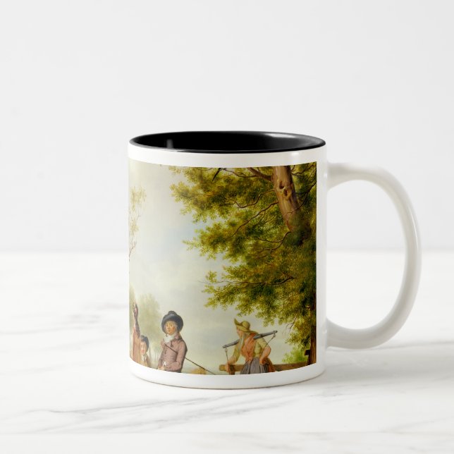 Tasse 2 Couleurs Visite à la laiterie de pays (Droit)