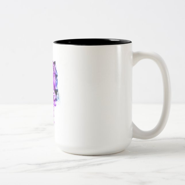 Tasse 2 Couleurs Vitesse Néon (Droit)