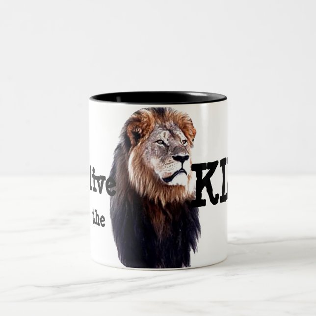 Tasse 2 Couleurs Vivent longtemps le roi ! (Centre)