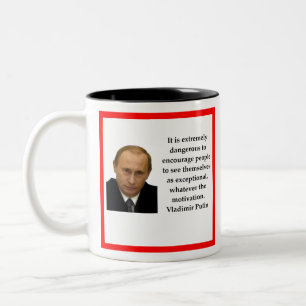 Tasse 2 Couleurs Vladimir Poutine