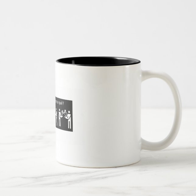 Tasse 2 Couleurs Você tem fome de quê ? (Droit)