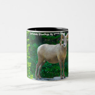 Tasse 2 Couleurs Vœux de Noël Mon ami chéri