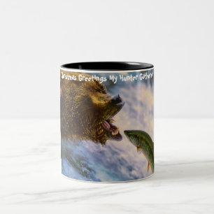 Tasse 2 Couleurs Vœux de Noël Mon Chasseur Cueilleur