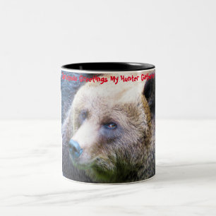 Tasse 2 Couleurs Vœux de Noël Mon Chasseur Cueilleur