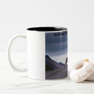 Tasse 2 Couleurs Vœux de Noël mon chasseur-cueilleur