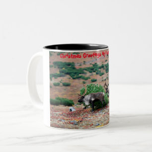 Tasse 2 Couleurs Vœux de Noël mon chasseur-cueilleur