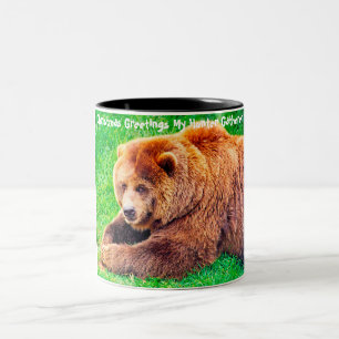 Tasse 2 Couleurs Vœux de Noël Mon Chasseur Cueilleur