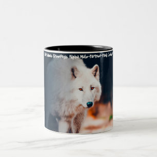 Tasse 2 Couleurs Vœux de Noël  'Mon Partenaire' , 'Mâle Alpha',