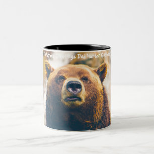 Tasse 2 Couleurs Vœux de Noël Papa Chasseur-Cueilleur