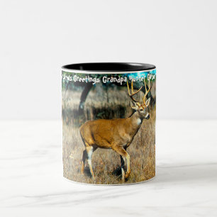 Tasse 2 Couleurs Vœux de Noël Papapi Chasseur-Cueilleur
