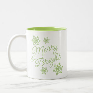 Tasse 2 Couleurs Vœux de saison festifs et élégants