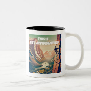 Tasse 2 Couleurs Voici Life Affirmation Rock Escalade
