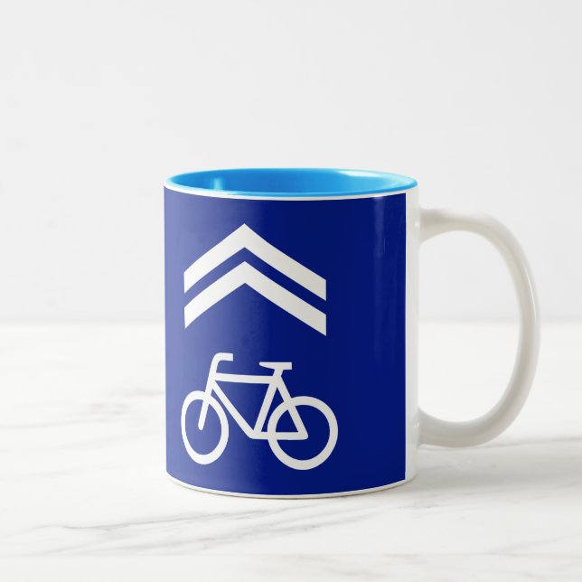 Tasse 2 Couleurs Voie cyclable (Droit)