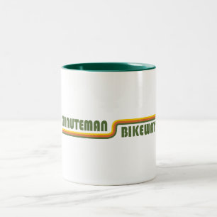 Tasse 2 Couleurs Voie cyclable Minuteman Boston Massachusetts