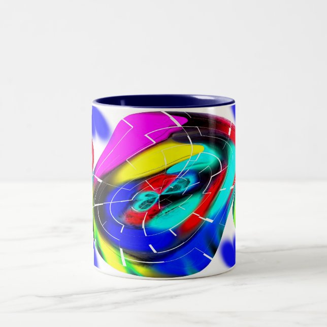 Tasse 2 Couleurs Voies dans l'Univers (Centre)