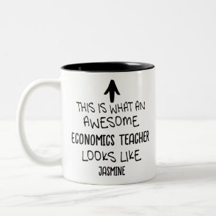 Tasse 2 Couleurs Voilà à quoi ressemble un enseignant d'économie gé