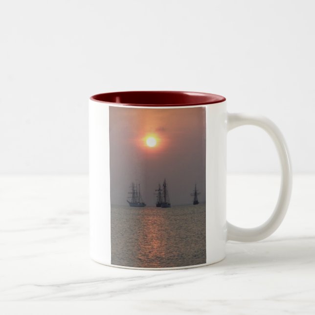 Tasse 2 Couleurs Voile de début de la matinée (Droit)