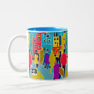 Tasse 2 Couleurs Voisins