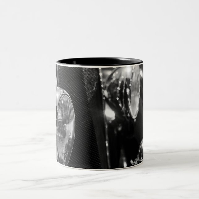 Tasse 2 Couleurs Voiture Classique Vintage (Centre)