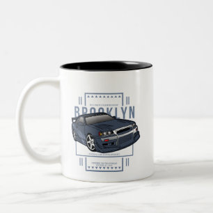 Tasse 2 Couleurs Voiture de course _ Moteur 15