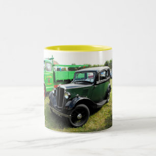 Tasse 2 Couleurs Voiture de cru de Morris 8