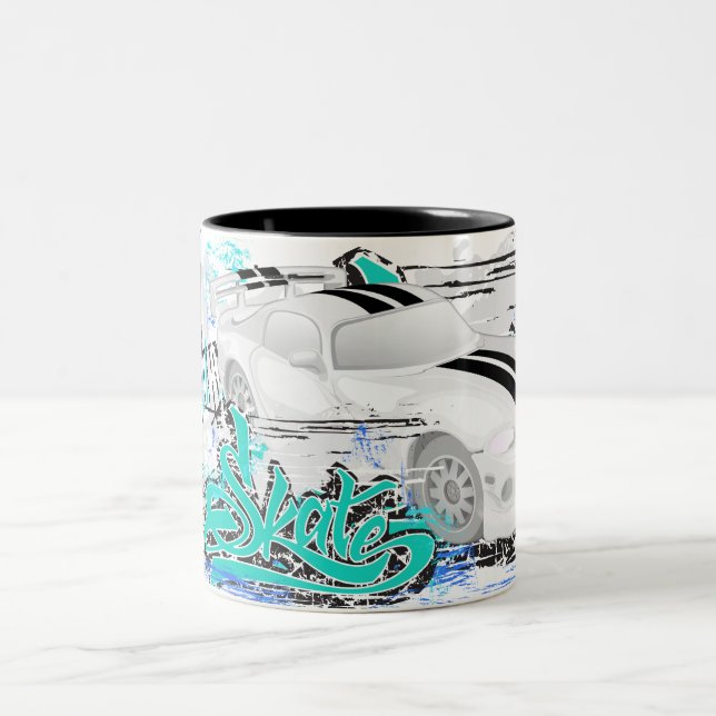 Tasse 2 Couleurs Voiture de sport (Centre)