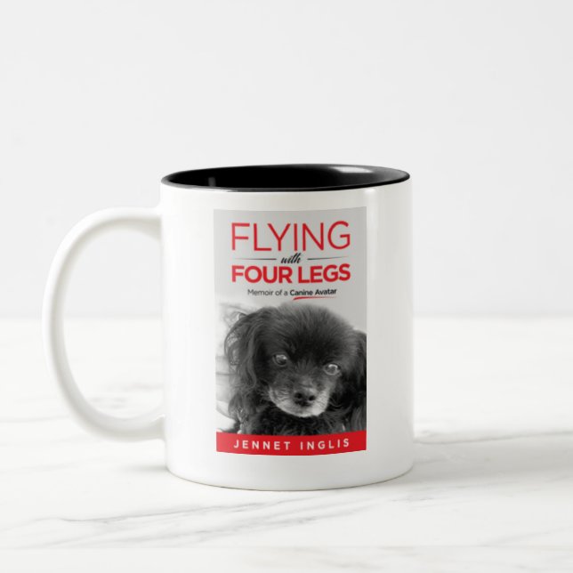 Tasse 2 Couleurs Voler avec quatre pattes (Gauche)