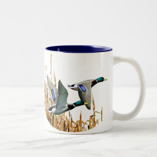 TASSE 2 COULEURS VOLER DE CANARDS DE MALLARD