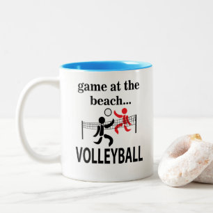 Tasse 2 Couleurs Volley-ball de plage