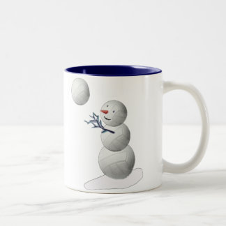 Tasse 2 Couleurs Volleyball Snowman