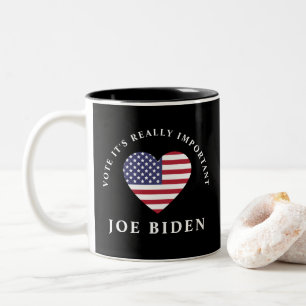 Tasse 2 Couleurs VOTE C'est vraiment important  Élection de Biden 2