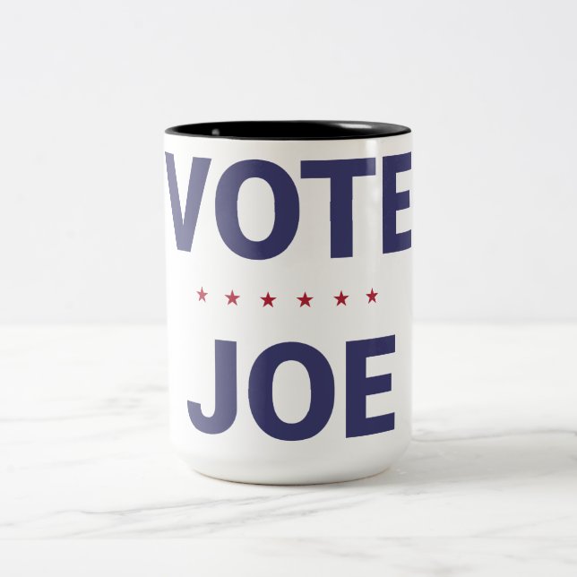 Tasse 2 Couleurs Vote Joe (élection américaine de 2020, Démocrates) (Centre)