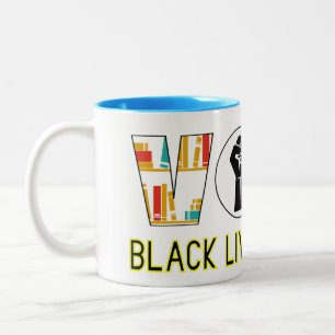 Tasse 2 Couleurs "VOTE pour l'égalité, la liberté et la justice"