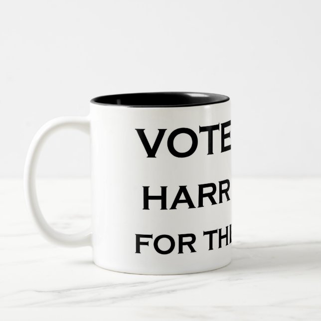 TASSE 2 COULEURS VOTEZ BLEU ! (Gauche)