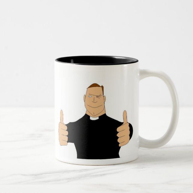 Tasse 2 Couleurs Votez Dieu ! (Droit)